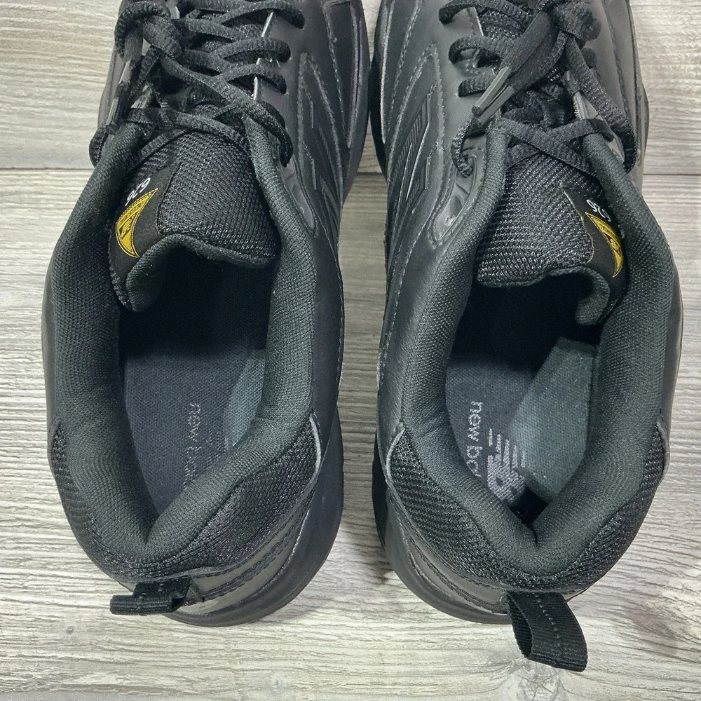 New Balance 626 Mens 13 4E Black Leather Industrial Slip Resistant Work Shoes